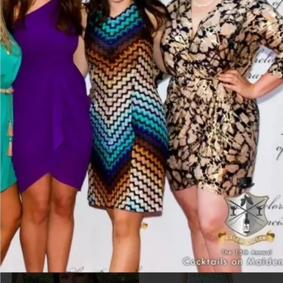 MISSONI Rainbow Zig Zag dress WORN ONCE - Picture 2 of 9